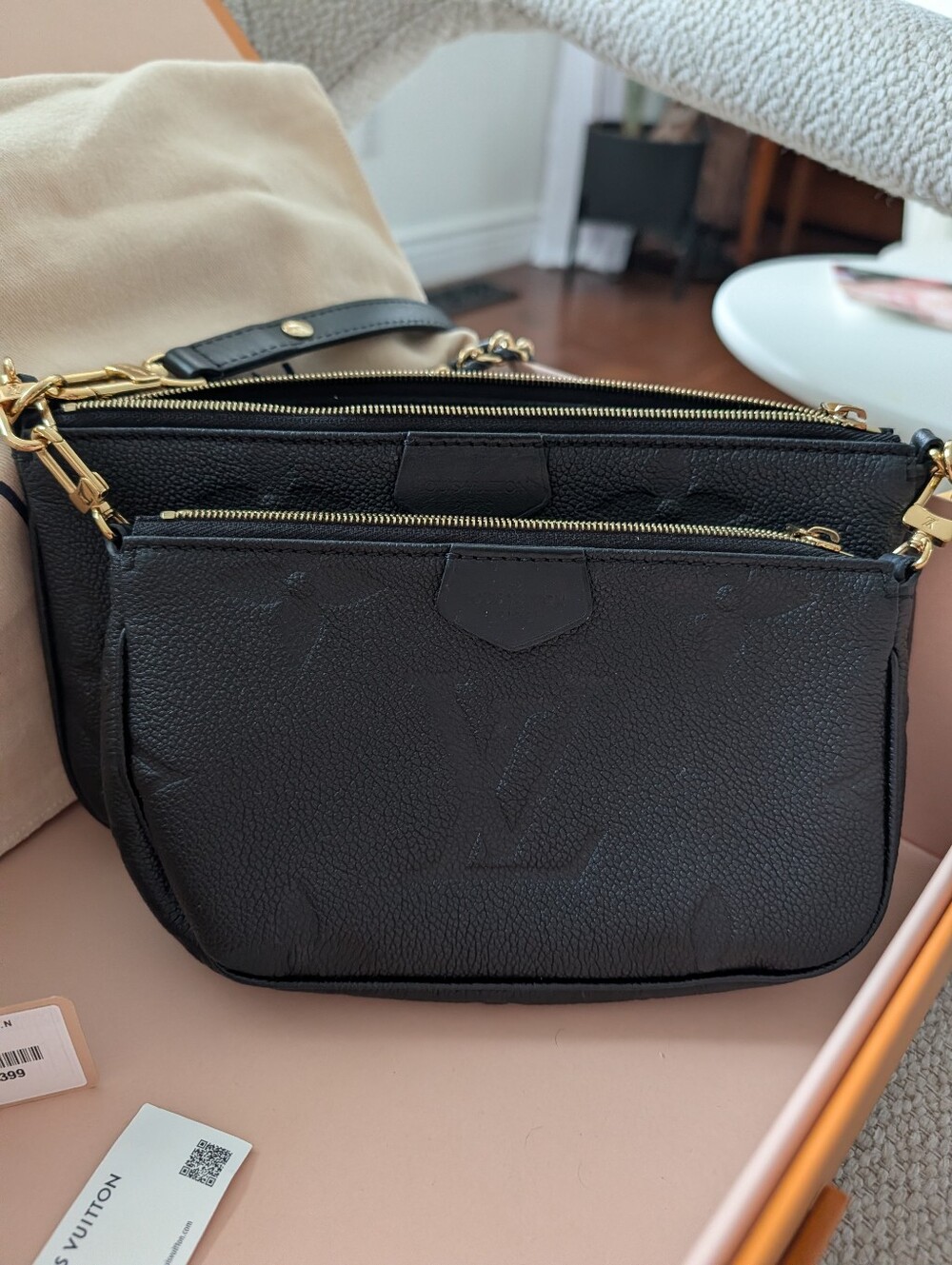 Louis Vuitton Multi Pochette - Black Monogram - Picture 4 of 6